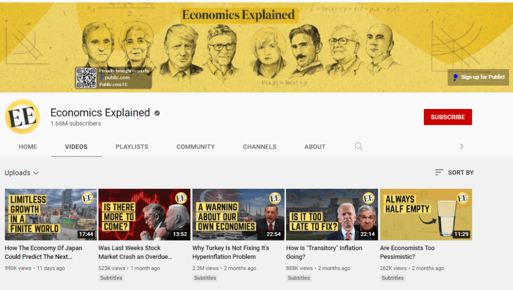 economics explained youtube channel